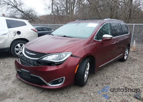 2018 Chrysler Pacifica Limited z USA, uszkodzony, nr VIN 2C4RC1GG8JR320682